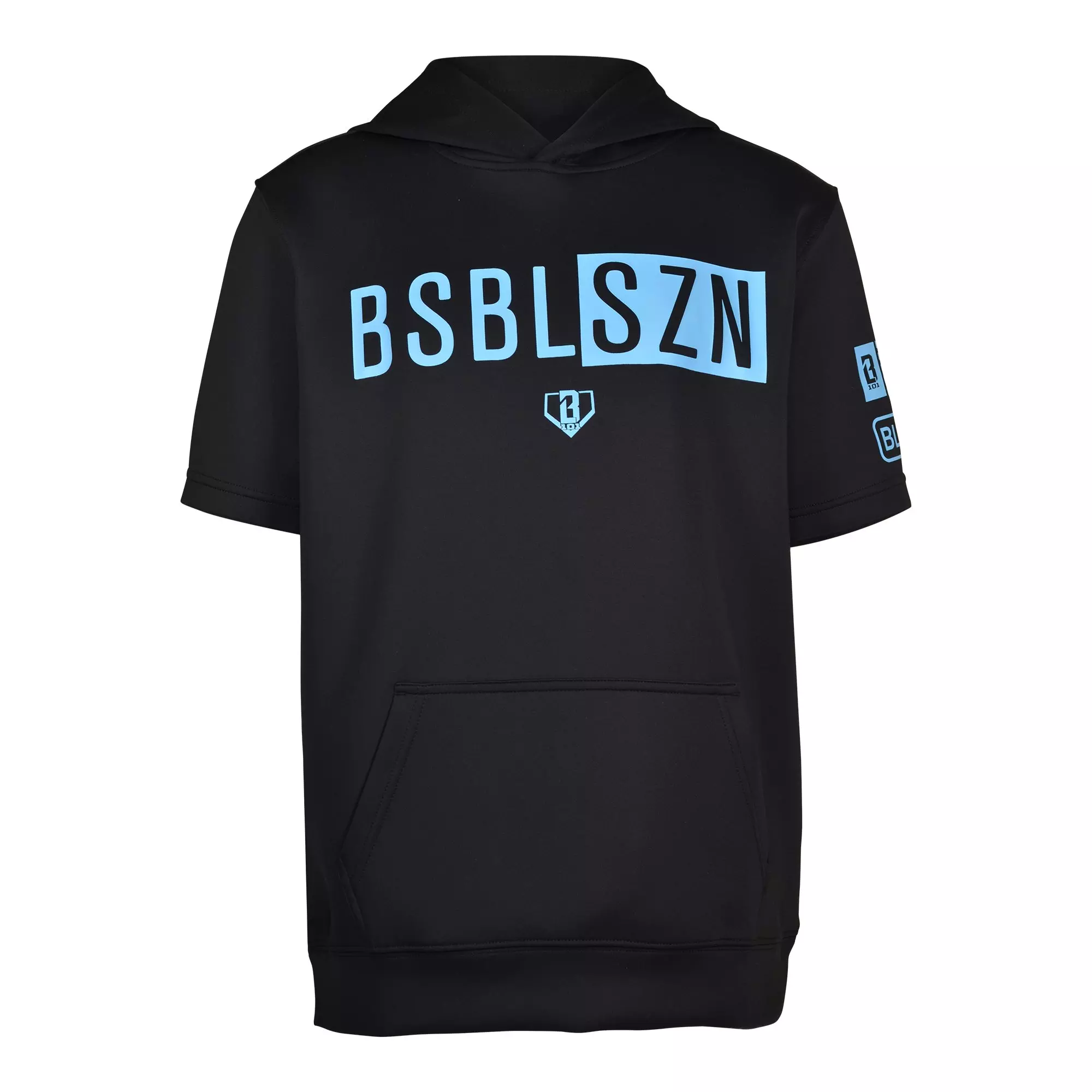 Moisture-Wicking Sleeveless Baseball Hoodie Black | Hibbett